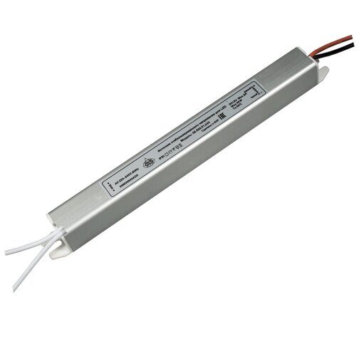 Блок питания GLS для LED-лент 12v  60w (5А) 312х18х18, провод 25см