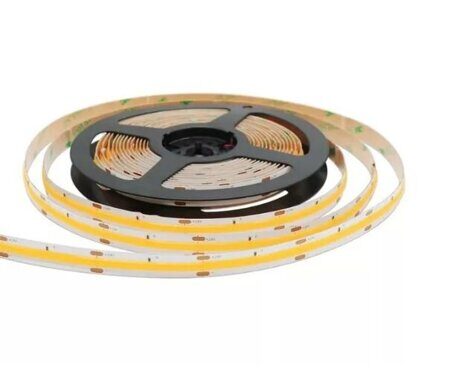 Лента диодная LightFlow COB 5мм 480/м 12w (100lm/м) IP-20 белая 4000k нейтр 12 V